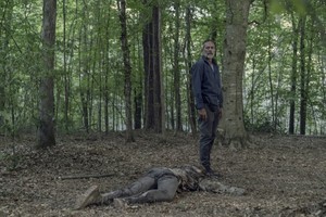 Jeffrey Dean Morgan as Negan in 10x05 'What It Always Is'