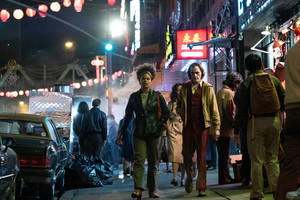  Joker (2019) Still - Joaquin Phoenix as Arthur Fleck and Zazie Beetz as Sophie Dumond