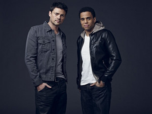  Karl Urban and Michael Ealy - Almost Human Portrait - 2013
