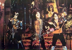  KiSS ~filming of Detroit Rock City for ABC's Paul Lynde Halloween Special....October 20, 1976