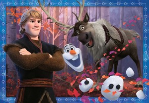  Kristoff with Olaf and Sven