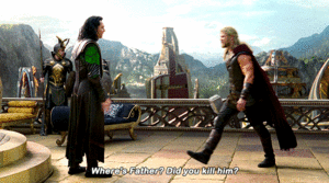  Loki and Thor -Thor: Ragnarok (2017)