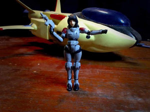  Marie "Angel" Crystal exclusive Light Veritech Fighter VF-8A Logan 由 Plastic Cretins (image A )