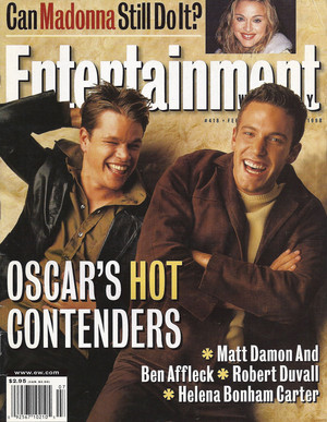  Matt Damon and Ben Affleck - Entertainment Weekly Cover - 1998