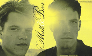  Matt Damon and Ben Affleck - Interview Magazine Photoshoot - 1997