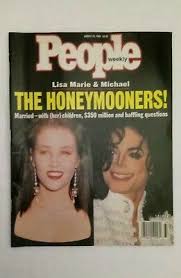  Michael Jackson And Lisa Marie On The Cover Of People