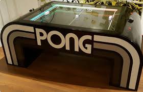  Pong Video Game table, tableau