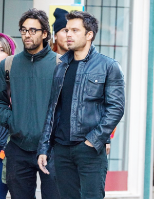  Sebastian Stan on the set ‘The halcón and the Winter Soldier’ on November 13, 2019