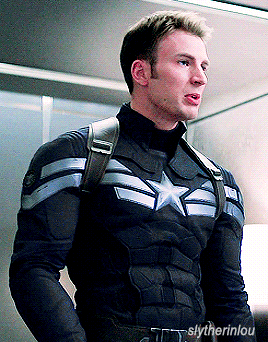 Steve Rogers in Captain America suits