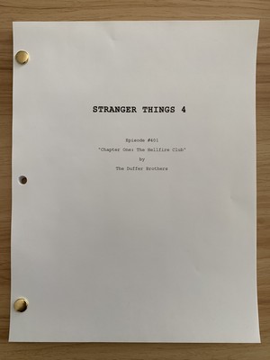  Stranger Things 4 - The Hellfire Club (4x01) Script
