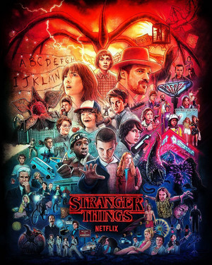  Stranger Things - Seasons 1-3 Poster