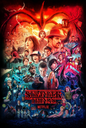  Stranger Things - Seasons 1-3 Poster