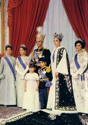 The Last Shah of Iran with His Family