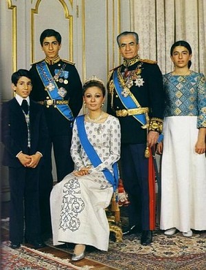  The Last Shah of Iran with His Family