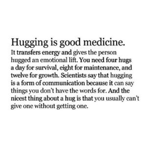  The Medicine Of Hugging