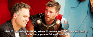  Thor and Bruce -Thor: Ragnarok (2017)