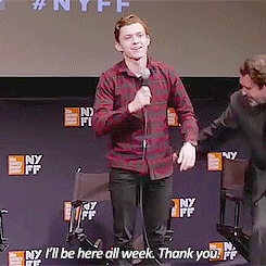  Tom Holland - The ロスト City of Z Press Conference NYFF (2016)