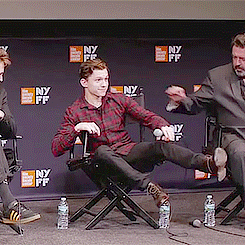  Tom Holland - The ロスト City of Z Press Conference NYFF (2016)