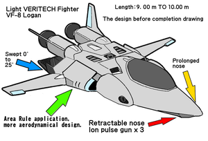  Unpublished manuscript VERITECH VF-8 Logan デザイン