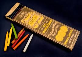  Vintage Box Of Colored Pencils