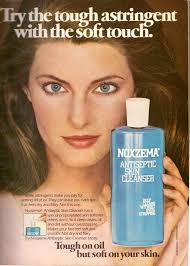  Vintage Promo Ad For Noxema Astingent Skin Cleanser