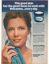  Vintage Promo Ad For Noxema Medicated Skin Cream