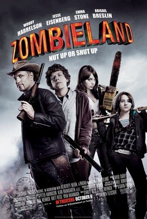  Zombieland (2009) Poster - Nut up または shut up.
