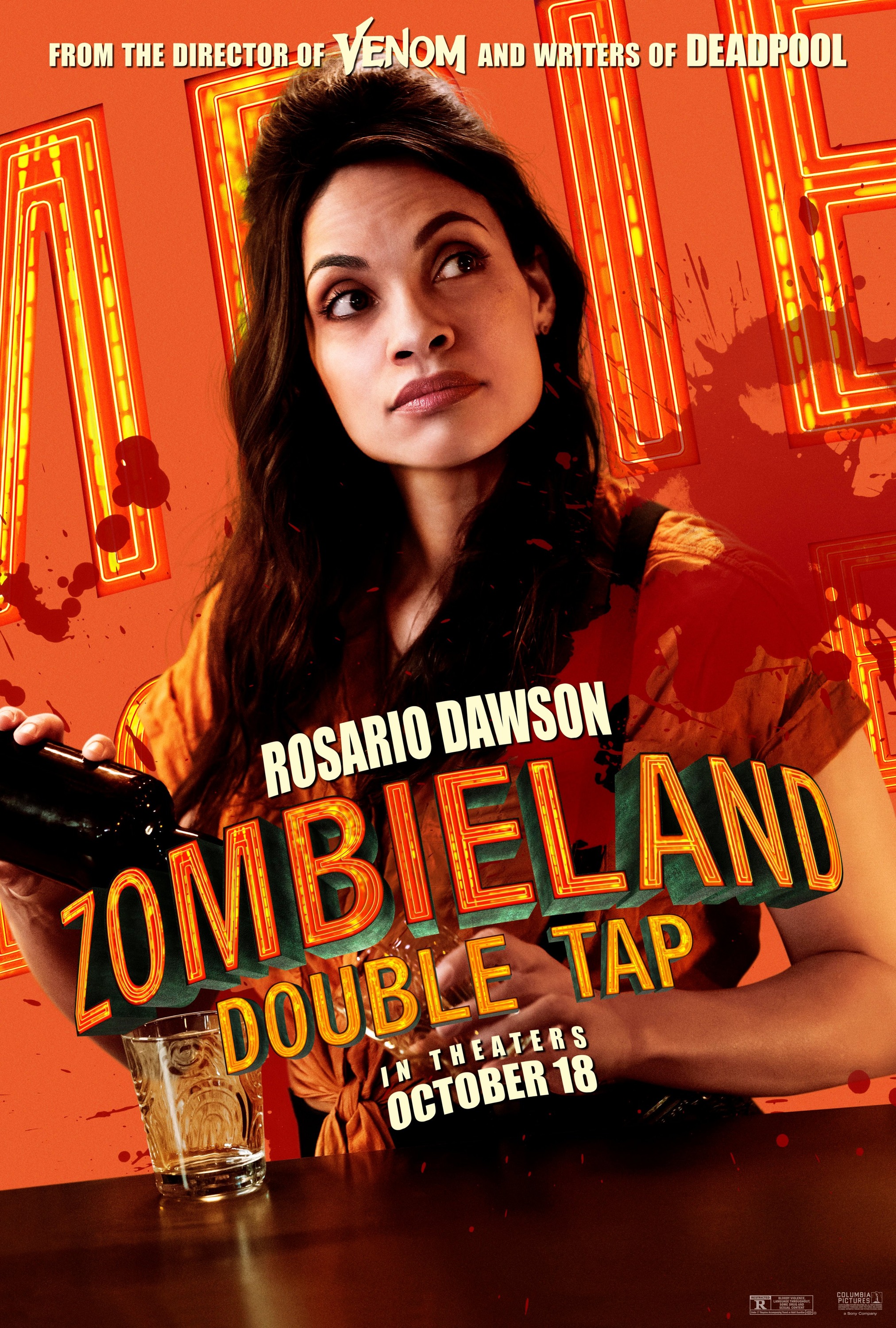  Zombieland: Double Tap (2019) Character Poster - Rosario Dawson as Nevada