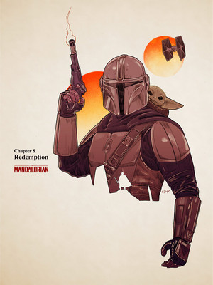  ‘Star Wars: The Mandalorian’ episode posters por Doaly