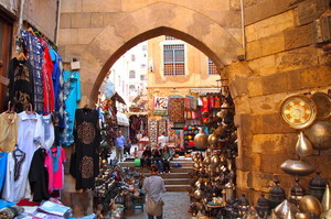  A Bazaar in Egypt