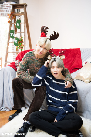 BTS Christmas photoshoot by Naver x Dispatch