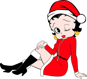  Betty Boop anime Santa's Helper Render 2