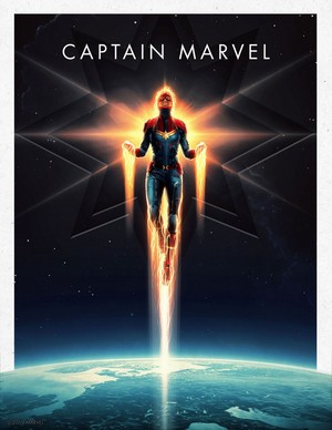  Captain Marvel -Marvel Cinematic Universe Collector’s Edition Box Set Posters
