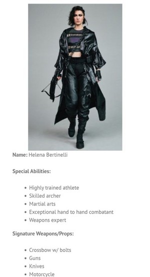  Character Bio ~ Helena Bertinelli