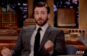  Chris Evans’ appearances on The Tonight 显示 Starring Jimmy Fallon throughout the years