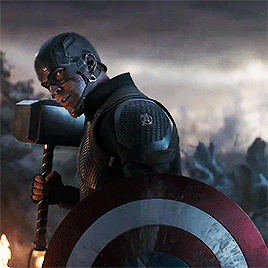  Chris Evans as Captain american in Avengers: Endgame (2019)