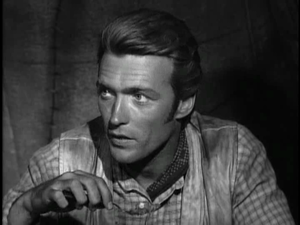  Clint as Rowdy Yates in Rawhide 1x06 Incident of the Power and the Plow