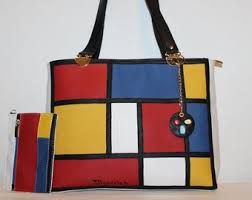  Color Block Handbag Set