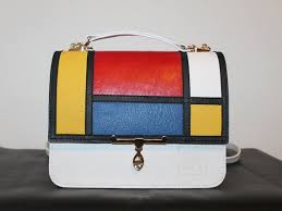  Color Block Handbag