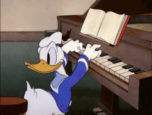  Walt Disney Gifs - Donald con vịt, vịt