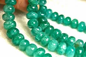  smaragd, emerald Beaded halsketting, ketting