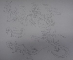  Flying zorro, fox and Komodo Dragon FakeMon