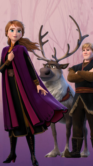  Frozen 2 - Anna Phone karatasi la kupamba ukuta