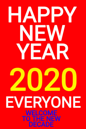  Happy New jaar 2020!