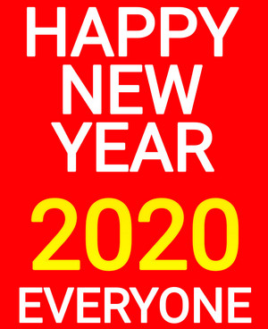  Happy New año 2020!