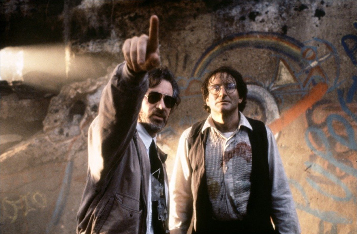 Hook (1991) Behind the Scenes - Steven Spielberg and Robin Williams