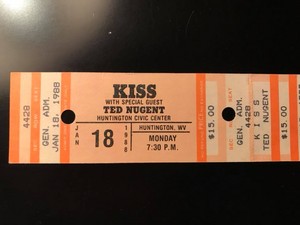  kiss ~Huntington, West Virginia...January 18, 1988 (Crazy Nights Tour)