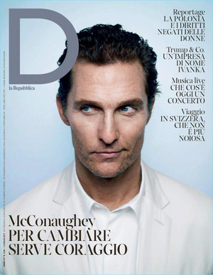  Matthew McConaughey - D La Repubblica Cover - 2017