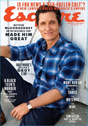 Matthew McConaughey - Esquire Cover - 2016