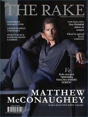 Matthew McConaughey - The Rake Cover - 2017